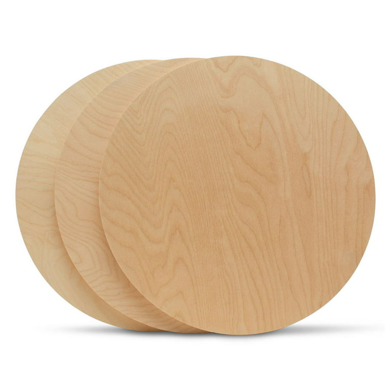 Baltic Birch Plywood Circles, Plywood Rounds, 12 Inch Wood Rounds, Pack of  Circles, Door Hanger Blanks, Blank Circles 
