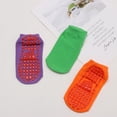 thumbnail image 4 of 1 Pair New Trampoline Socks Breathable Sports Yoga Cotton Kids Adults Anti-Slip Sock Skid Floor Socks GREEN ADULTS, 4 of 8