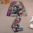 thumbnail image 4 of My Hero Academia Long Sleeve Top And Pants 2 Piece Pajama Set, 4 of 8