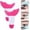 Red, variant on Multi-Function Eye Makeup Auxiliary Tools for Eyeliner & Mascara, Red, 2 Pcs2Pcs Eyeliner Assistant Brush Down Mascara Multi Function Novice Eye Makeup Apply Eyeshadow, Easter Moth Makeup Organizers