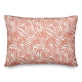 thumbnail image 2 of Creative Products Tropical Leaves Coral 14x20 Spun Poly Pillow, 2 of 3