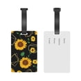 thumbnail image 5 of Hirioo Flower (2) for Luggage ID Tag with Adjustable Strap Travel Baggage Bag Tags Suitcase Identify Labels for Women Men, 5 of 7