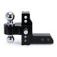 thumbnail image 1 of Adjustable 2" Receiver 6" Drop/Rise Drop Hitch 12500 LBS Ball Mount 2" 2-5/16" Dual Towing Ball Double Locks ,Dependable Strength, 1 of 6