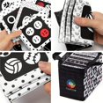 thumbnail image 3 of LEEYNEER Baby High Contrast Sensory Learning Cards - Interactive Black & White Activity Toys with -Inspired Patterns for 0-36 Months | Cognitive  Motor Skills Development | Touch-Sensitiv, 3 of 5