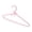 Pink, variant on Pearl Bow Hanger for Wedding Dress and Evening Gown, Gold Plastic Hanger with Metal Core for Heavy Garments, 15.55x8.86 Inch