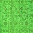 thumbnail image 1 of Ahgly Company Indoor Square Abstract Green Modern Area Rugs, 5' Square, 1 of 4