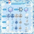 thumbnail image 2 of Snowflake Balloon Arch Garland Kit 182pcs, Snowflake Balloon Arch Kit Silver Blue White Wonderland Balloons for Winter Wonderland Christmas Baby Shower Snow Princess Birthday Party Decorations, 2 of 8