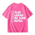thumbnail image 2 of Girls Shirts Kids Casual Tshirt Graphic Tee Short Sleeve T Shirt Summer Top for Kids Youth Children, 2 of 4