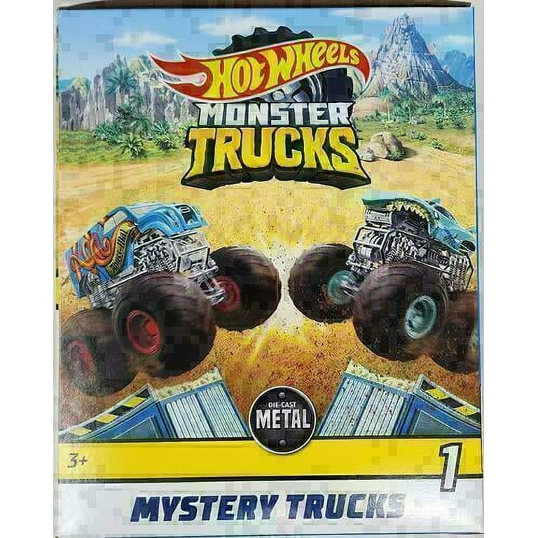 Hot Wheels Monster Trucks Yellow Wave Series 1 (Baja Buster Hot Wheels Monster Trucks Yellow Wave Series 1 (Baja Buster