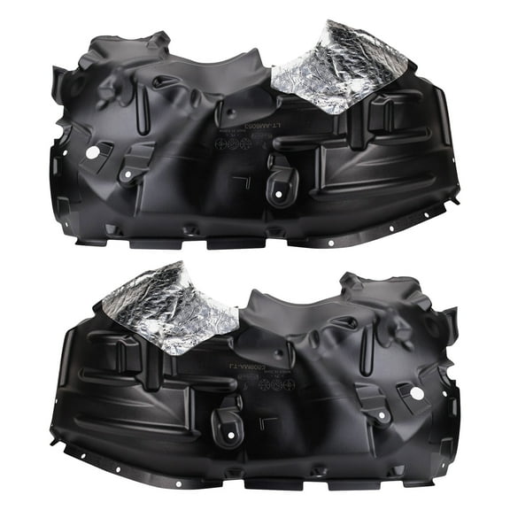 TRQ Front Inner Fender Liner Set Fits Select 2018-2023 Jeep Wrangler CH1248198 CH1249198