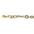 thumbnail image 3 of 14k Yellow And White Gold Oval And Infinity Links Bracelet, 7,5", 3 of 4