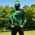 thumbnail image 5 of Yaoyar Sun Protection Hoodie for Men Fashion Graphic Shirt with Mask Long Sleeve Breathable Shirts Slim Fit Tops 2026, 5 of 5