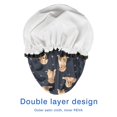 thumbnail image 4 of Shower Caps,Goldendoodle Dog Waterproof Shower Cap for Women 4 Pieces,Double Reusable Hair Cover for Shower PEVA Elastic Stretch Hem, 4 of 7