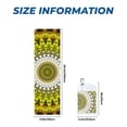 thumbnail image 3 of Picia Yellow Mandala Pattern Cooling Towels (40"x12") Cool Towel, Cold Towel, Microfiber Soft Breathable Chilly Ice Towel, 3 of 9