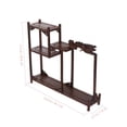 thumbnail image 2 of GAXIRE Support d'Exposition Curio pour Bureau Rouge Foncé 1 Pcs, 2 of 6