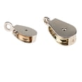 thumbnail image 1 of Ximing 2 Pieces Swivel Fixed Pulleys Sheave Rigging Metal Lifting 52mm and 75mm w/Exacting Tolerances with Size, 1 of 10
