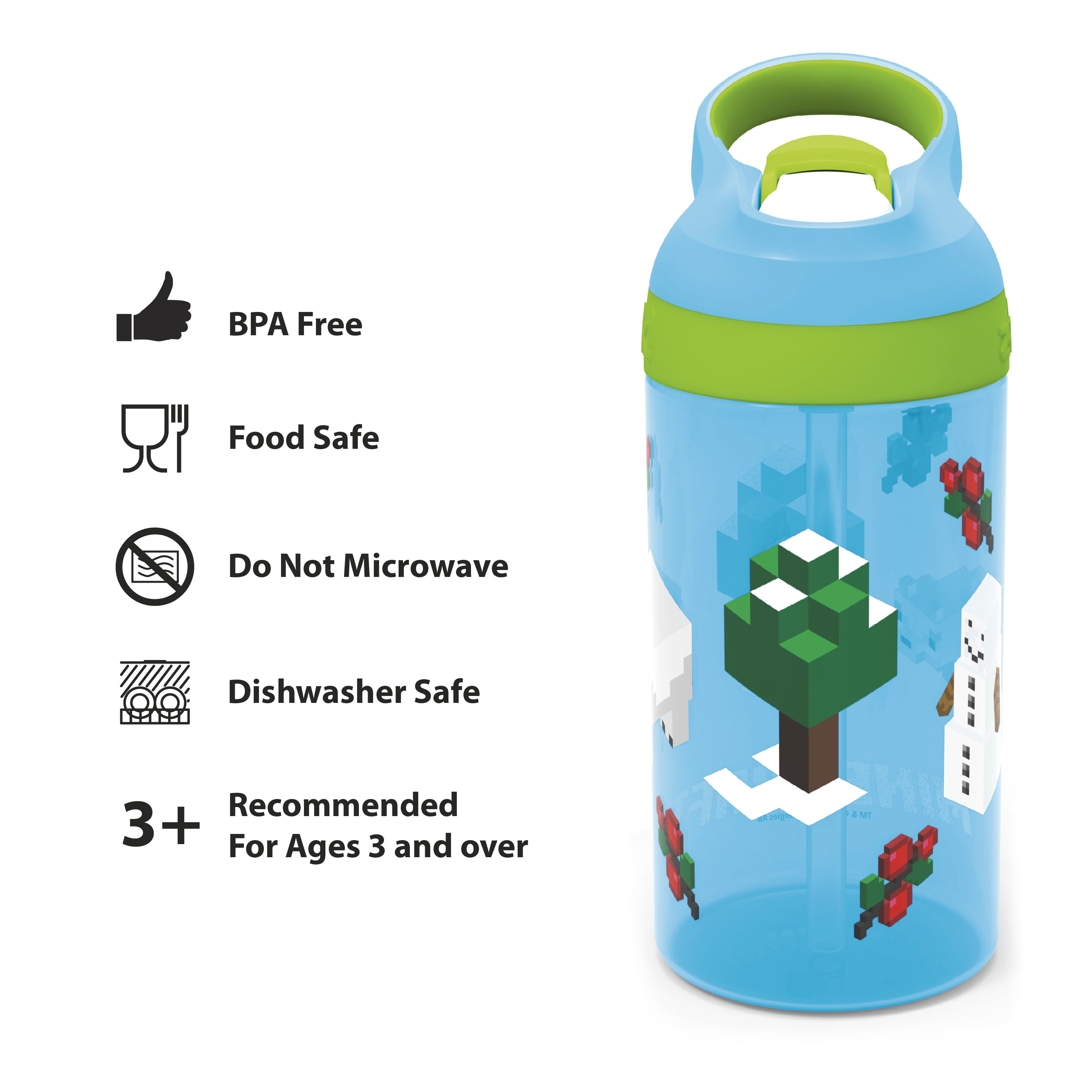  Zak Designs Paw Patrol Kids Spout Cover and Built-in Carrying  Loop Made of Plastic, Leak-Proof Water Bottle Design (Rocky, Rubble &  Chase, 16 oz, BPA-Free) : Everything Else