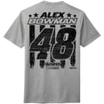 thumbnail image 3 of Men's Hendrick Motorsports Team Collection Heather Gray Alex Bowman Patriotic T-Shirt, 3 of 3