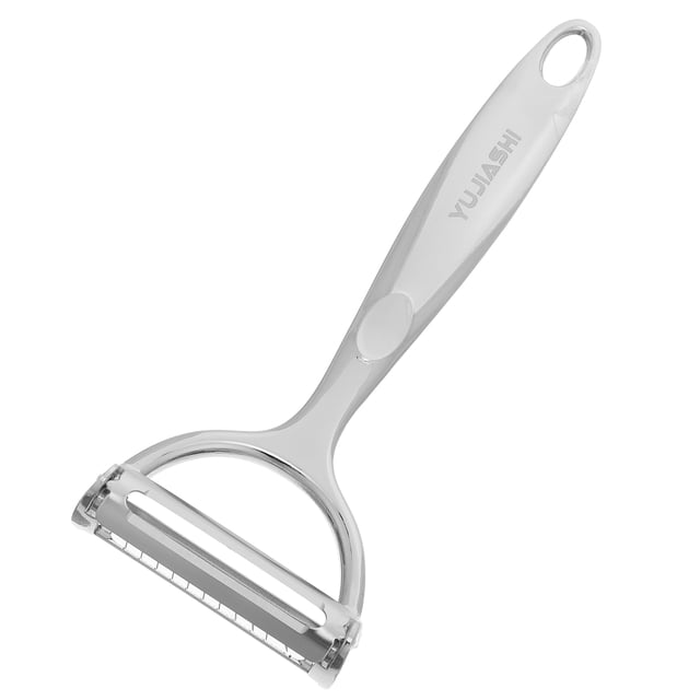 BESTYASH Pelador Y 2 En 1 Con Mango Ergonómico Para Y Vegetales En Color Plateado
