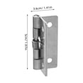 thumbnail image 2 of unbranded 4Ud Bisagras Automáticas De Resorte Para Puertas Con Suave Y Inoxidable Plateado, 2 of 6