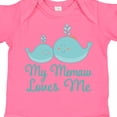 thumbnail image 4 of Inktastic Memaw Loves Me Grandchild Whale Boys or Girls Baby Bodysuit, 4 of 5