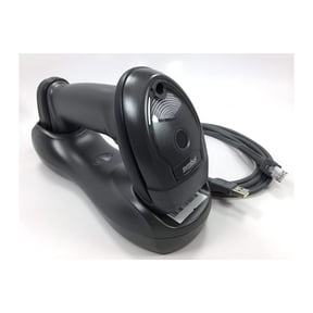 Restored Zebra LI4278 Handheld Barcode Scanner with Charging Cradle, 1D linear imager, Cordless Bluetooth, Black