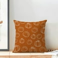 thumbnail image 2 of Fall Pillow Covers 16 X 16 Inch Set of 2 for Fall Decor Throw Pillow Covers Orange Pumpkin Cushion Cases Autumn Thanksgiving Decorative Outdoor Pillows for Couch Home Sofa Living Room, 2 of 5