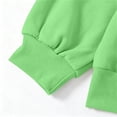 thumbnail image 4 of Cethrio Girls Outfit Sets Long Sleeve, Fleece-Lined 2 Piece Casual Girls' Clothing Sets Mint Green Size 13-14 T, 4 of 8