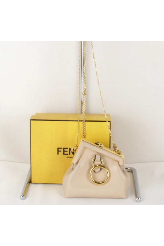 Pre-Owned FENDI Nano First Charm Coin Case for Women