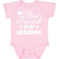 thumbnail image 3 of Inktastic My Best Friend is My Grandma with Hearts Boys or Girls Baby Bodysuit, 3 of 5