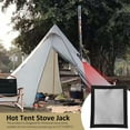 thumbnail image 5 of Yucurem Diy Hot Tent Stove Jack Flame-retardant Stove Jack Kit for Firewood Stove Tents Camping Kitchen Utensils (A), 5 of 8