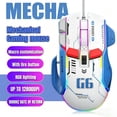 thumbnail image 5 of Hmhnsya G6 Wired RGB Ergonomic Gaming Mouse, 12 Programmable Buttons, 5 of 8
