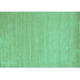 thumbnail image 1 of Ahgly Company Indoor Rectangle Solid Turquoise Blue Modern Area Rugs, 4' x 6', 1 of 4