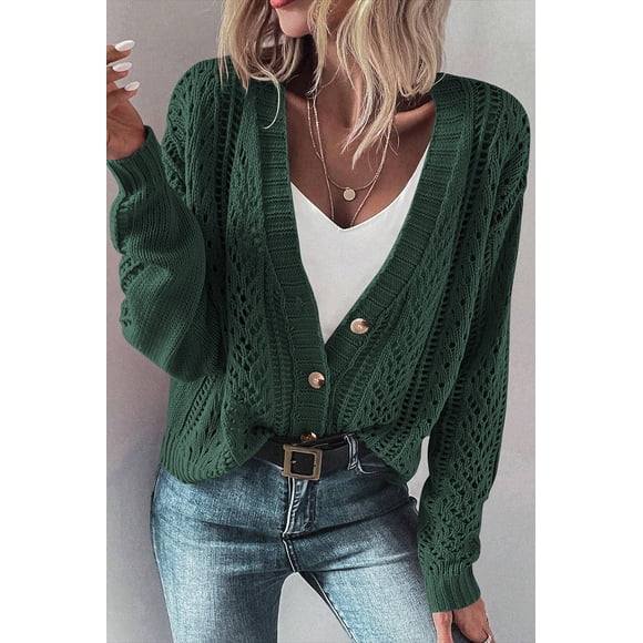 a.Jesdani Stylish Knit Cardigan: Comfort & Elegance for Every Woman!