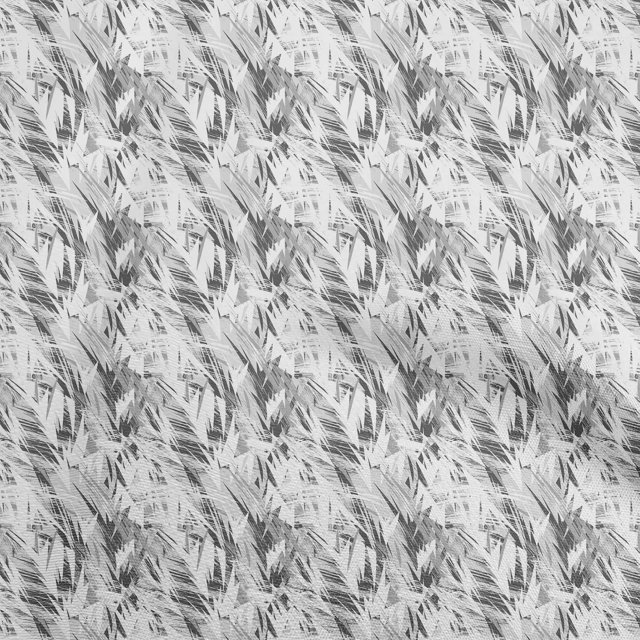 oneOone Silk Tabby White Fabric Abstracts Sewing Material Print Fabric By The Yard 42 Inch Wide