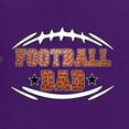 thumbnail image 2 of Wild Bobby, Football Dad, Sports, Unisex Graphic Hoodie Sweatshirt, Purple, 3X-Large, 2 of 4
