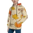 thumbnail image 2 of Kdxio Rustic Harvest Time Pattern Boys Athletic Unisex Boys Girls Hoodie with Pocket Sweatshirts-Small, 2 of 6