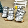 thumbnail image 4 of Naiyafly 4 Pcs/Sets Dog Boots Puppy Winter Snow Boots Casual Pet Slip-resistant Waterproof Shoes, 4 of 5