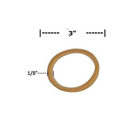 Rubber Bands 1/8 x 3 (8200 Per/Case)