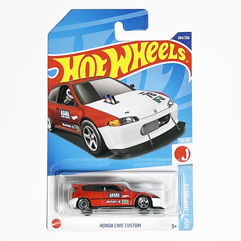 Hot Wheels 2022 Honda Civic Custom (Red) HW JImports