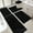 Black, variant on Bathroom Rugs Sets 5 Piece, Soft Absorbent Microfiber Bath Mat for Bathroom, Non Slip Washable Bath Rug Set with Toilet Cover, Bath Runner and U-Shaped Contour Toilet Rug, Light Beige