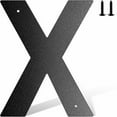 thumbnail image 1 of Clearance! 6 Inch Metal House Number Metal Letters House Address Number House Numbers For Outside Mailbox Numbers For Outside Black Modern Metal Numbers And Letters, 1 of 8