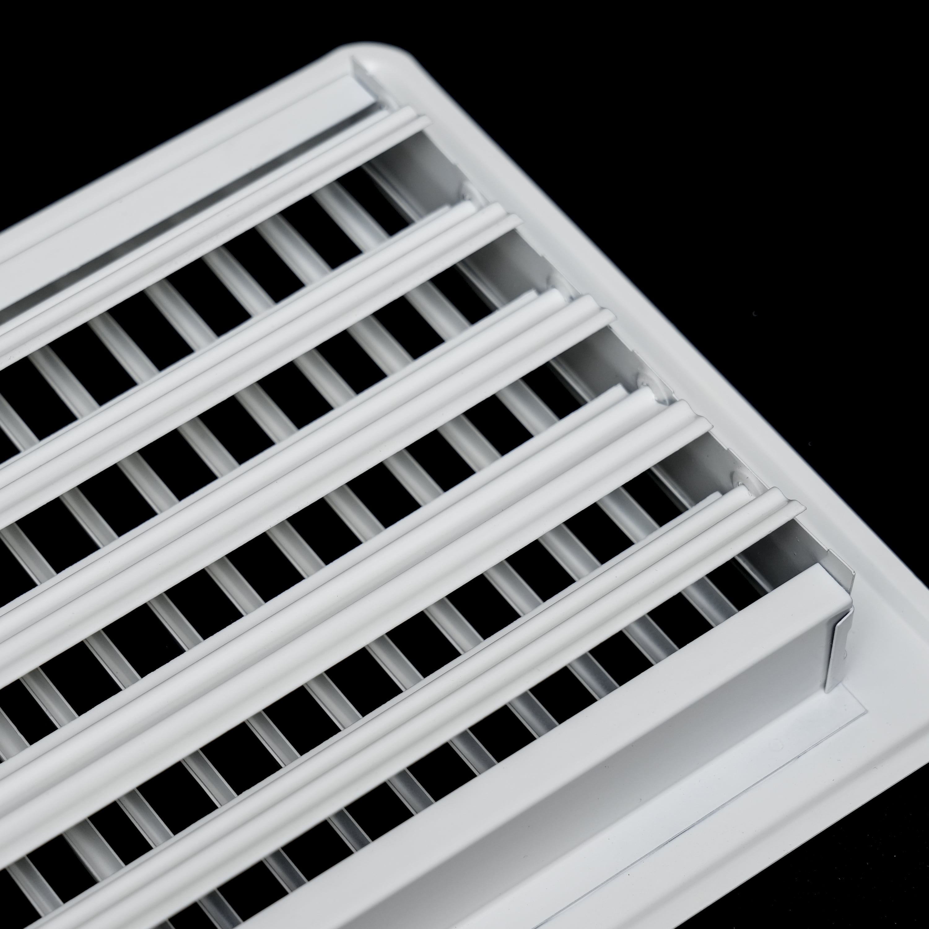 Fits 3x10 Duct Opening Floor Register with Louvered Design by Handua | Heavy Duty Walkable Design with Damper | Floor Vent Grille | Easy to Adjust Air Supply Lever | White