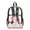 Axolotl Ice Cream Cherry Blossom, variant on Clear Backpack 17 Inch, Heavy Duty Fabric & PVC Transparent Bookbag for Boys Girls, Lion Confetti Print See Through Backpack for School and Security