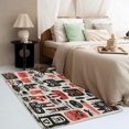 thumbnail image 4 of Abstract Tribal Area Rug 5x8, Colorful Cartoon Rugs for Living Room, Modern Tribal Carpet, Soft Non Slip Machine Washable Fluffy Easy Clean, for Bedroom Dining Room Floor Home Decor Rug Xsu&-8, 4 of 7