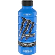 (12 Bottles) Monster Hydro Blue Ice, Energy + Water, 20 fl oz