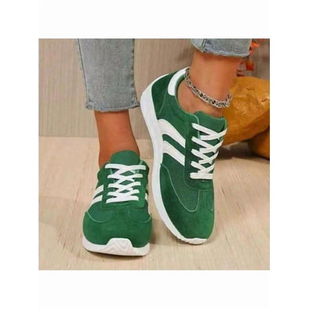 Women s Sneakers – Colorblock Design Lightweight Retro Casual Sports Shoes for Women. Perfect for Running & Everyday Outfits with Comfortable EVA/PVC Sole & Fabric Lining. All Seasons Comfort. Women s Sneakers – Colorblock Design Lightweight Retro Casual Sports Shoes for Women. Perfect for Running & Everyday Outfits with Comfortable EVA/PVC Sole & Fabric Lining. All Seasons Comfort.