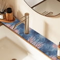 thumbnail image 2 of Yayeee Faucet Mat for Kitchen Sink 14.7" Diatomite Long Splash Guard Pad, Trees in The Night, 2 of 7