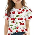 thumbnail image 1 of HVOBBTY T-Shirt Décontracté à Manches Courtes pour Tout-Petits, 3-14 Ans T-Shirt à Manches Courtes Col Rond pour Garçon Rouge, 5 Ans, 1 of 4