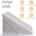 thumbnail image 5 of OasisSpace Bed Wedge Pillow, Adjustable 8&12 Inch Folding Memory Foam Sleeping Pillow Incline Cushion System for Legs and Back Pain with Washable Cover - Acid Reflux,Heartburn,Snoring,Reading, 5 of 5